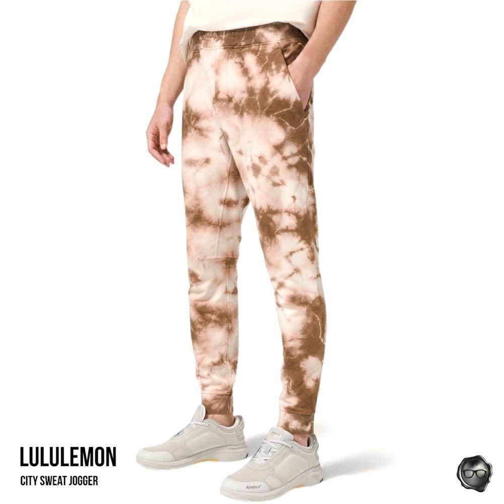 LULULEMON CITY SWEAT JOGGER EARTH DYE / TIE DYE SWEATPANTS MEN’S SIZE SMALL NWT